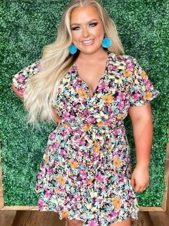 D & J Industies Co., LTD. PREORDER Finders Keepers Black Floral Dress Pre-Orders