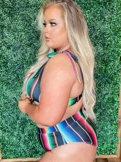 Sylon Fashion Co, Ltd New Arrivals Bikini Bottom High Waisted Aztec Print