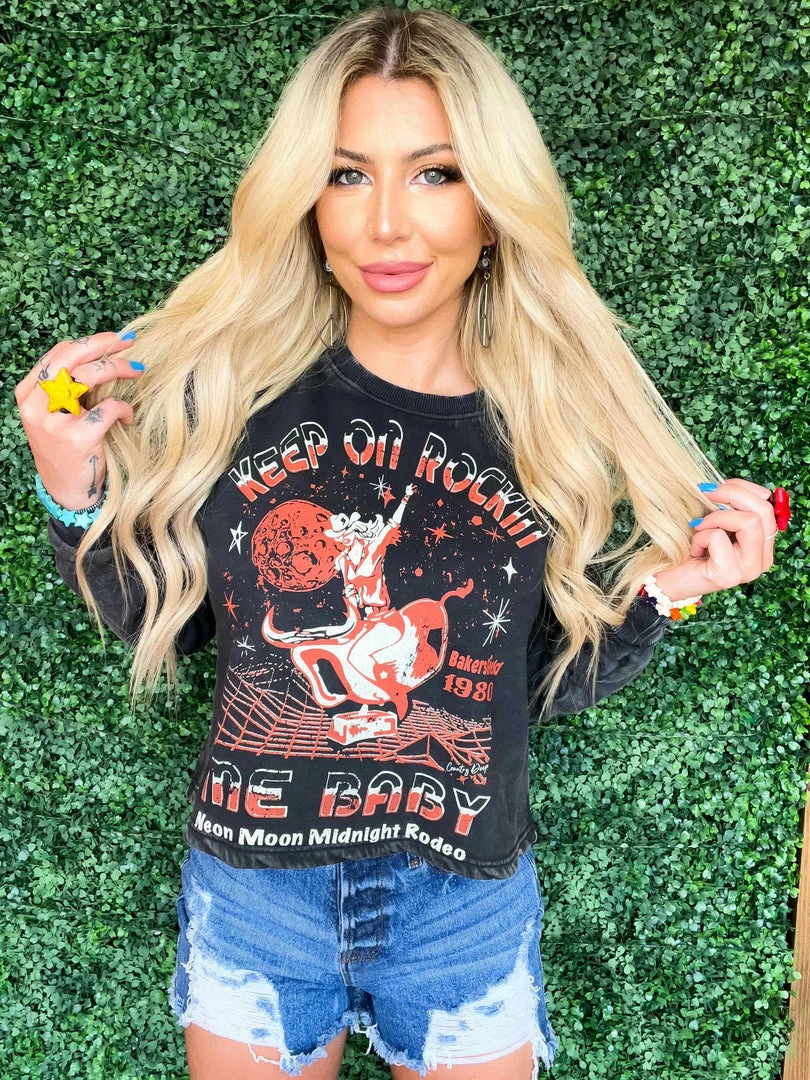 Country Deep New Arrivals Keep On Rockin Me Cropped Crew Sweatshirt 3 Country Deep New Arrivals Keep On Rockin Me Cropped Crew Sweatshirt