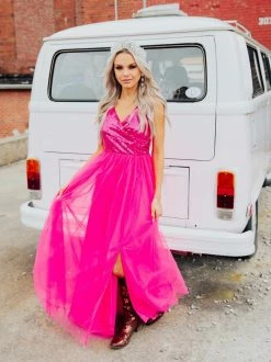 D & J Industries Playing Dress Up Dress - Pink Sale!