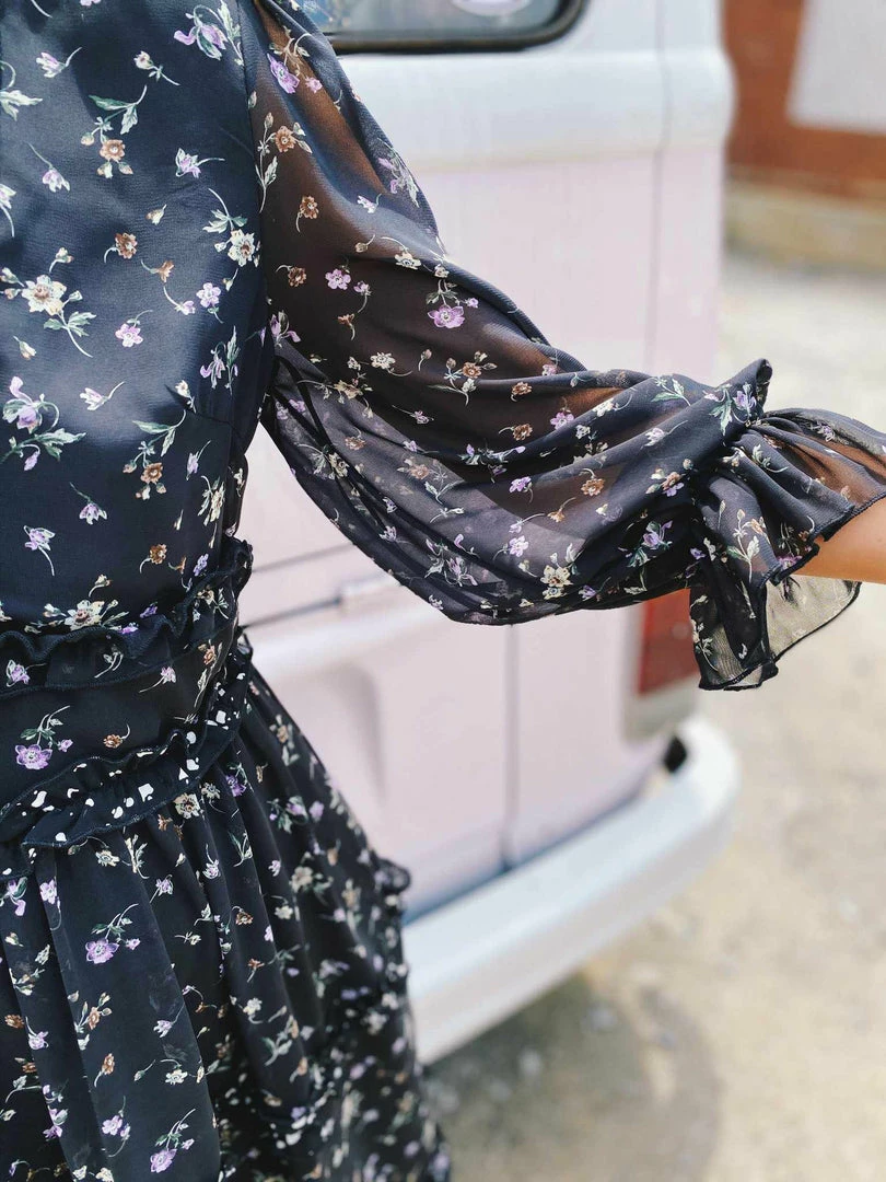 Southern Fried Chics Sale! Popping Lavender Dress - Black 6 Southern Fried Chics Sale! Popping Lavender Dress - Black