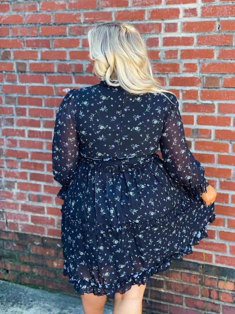 Southern Fried Chics Sale! Popping Lavender Dress - Black 9 Southern Fried Chics Sale! Popping Lavender Dress - Black