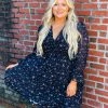 Southern Fried Chics Sale! Popping Lavender Dress - Black
