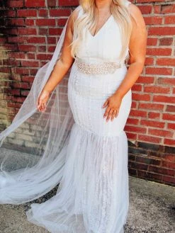 D & J Industries Pure Beauty Dress - White Bridal