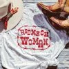 Buckin Barn Redneck Woman Splattered Tee Clothing