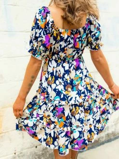 D & J Industries Co., LTD. PREORDER Navy Pushing Petals Dress Pre-Orders