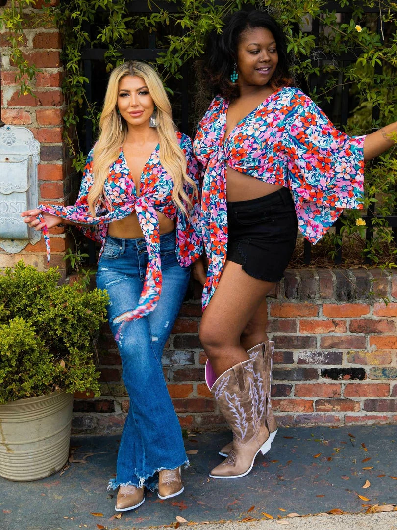 D & J Industies Co., LTD. Pre-Orders PREORDER Better Days Top - Red & Pink Floral 4 D & J Industies Co., LTD. Pre-Orders PREORDER Better Days Top - Red & Pink Floral