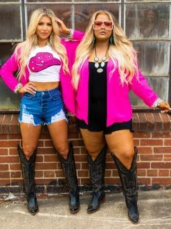 Dongguan Haohoo Clothing CO., Ltd Pink Cadillac Blazer New Arrivals