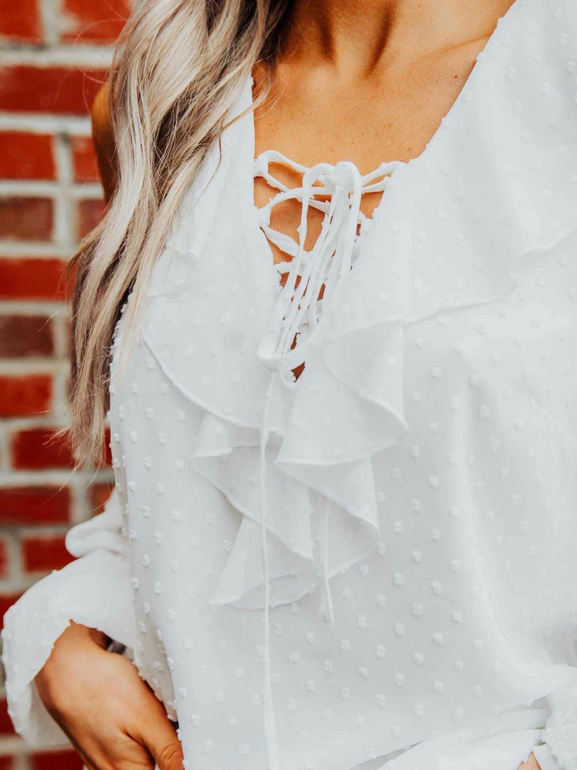 D & J Industries She's Somethin' Top - White 5 D & J Industries She's Somethin' Top - White