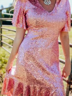 D & J Industries Southern Sweetheart High Low Dress - Cinnamon Sale! 13 D & J Industries Southern Sweetheart High Low Dress - Cinnamon Sale!