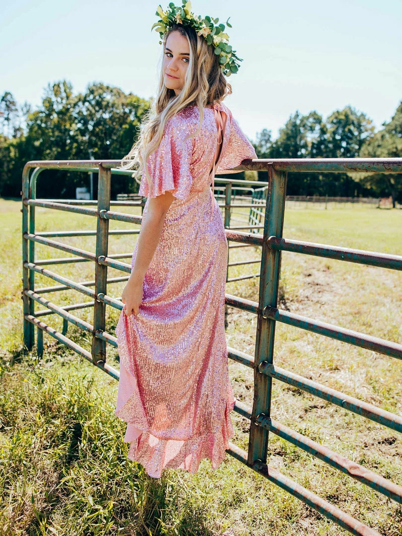 D & J Industries Southern Sweetheart High Low Dress - Cinnamon Sale! 4 D & J Industries Southern Sweetheart High Low Dress - Cinnamon Sale!