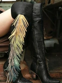 Lane Boots Spirit Animal Over The Knee Black Boots By Lane