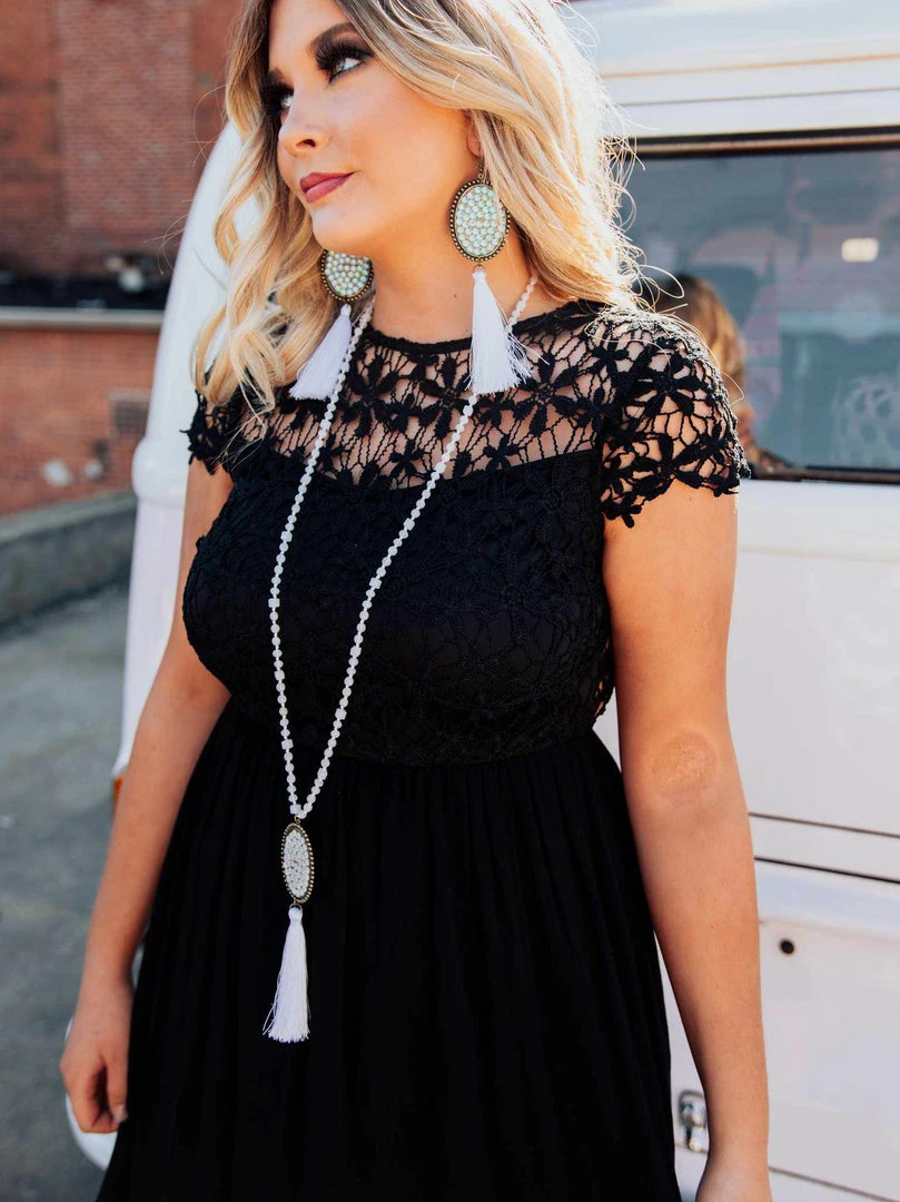 D & J Industries Summer Nights Dress - Black Sale! 4 D & J Industries Summer Nights Dress - Black Sale!