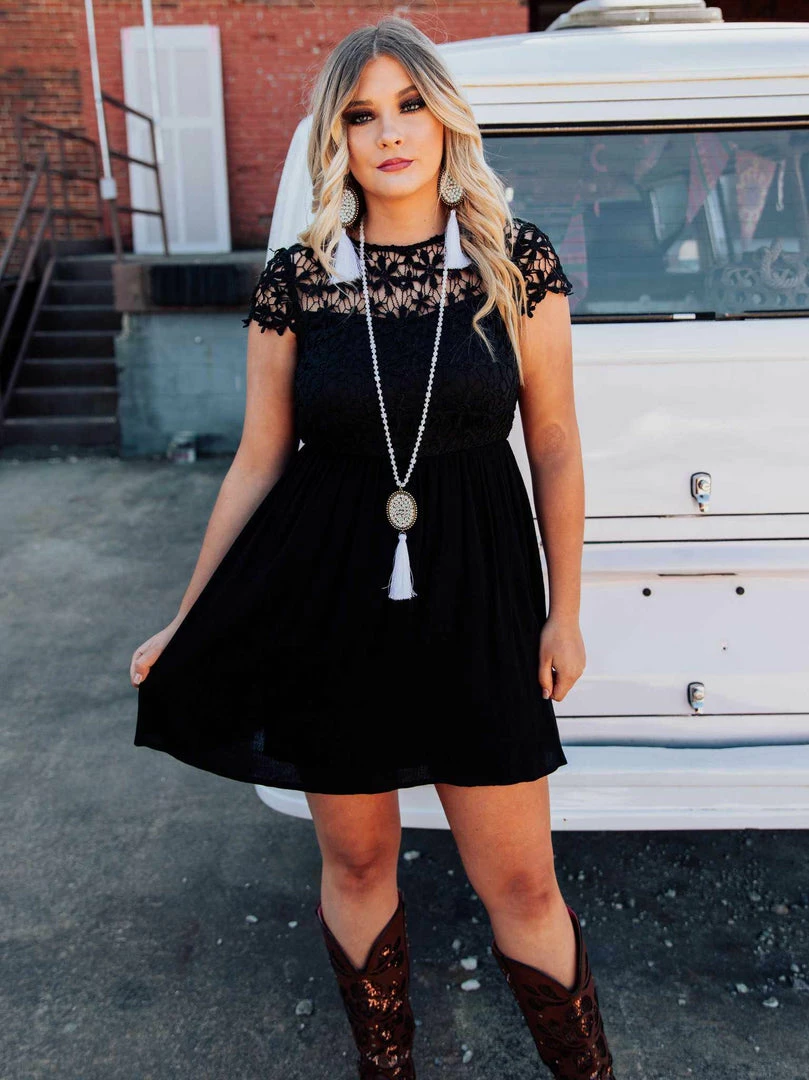 D & J Industries Summer Nights Dress - Black Sale! 5 D & J Industries Summer Nights Dress - Black Sale!