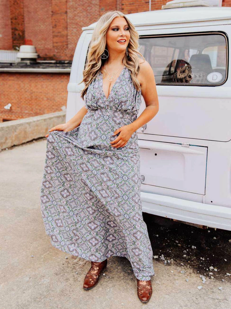 Dongguan Haohoo Clothing CO., Ltd Summer Oasis Dress - Olive 3 Dongguan Haohoo Clothing CO., Ltd Summer Oasis Dress - Olive