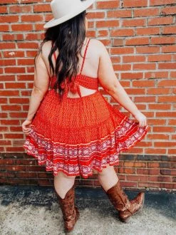 Dongguan Haohoo Clothing CO., Ltd Sale! Sunshine And Summertime Dress - Red