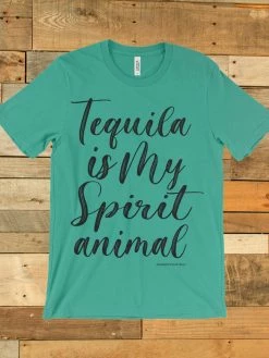 GTN Tequila Is My Spirit Animal Tee Clothing