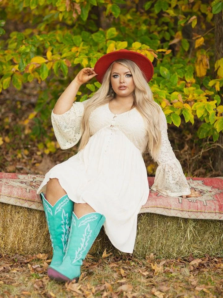 Southern Fried Chics Sale! The Delilah Bohemian Dress - CREAM 3 Southern Fried Chics Sale! The Delilah Bohemian Dress - CREAM