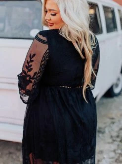 D & J Industries Sale! The Twyla Dress - Black