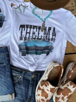 Miss Mud Pie Tees Thelma Tee - White