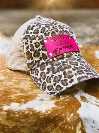 Country Rogue There's Always A Reason - Leopard Ball Cap 3 Country Rogue There's Always A Reason - Leopard Ball Cap