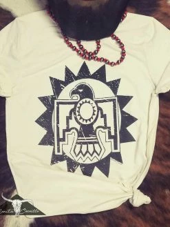 Benita Ceceille Thunderbird Tee - Cream