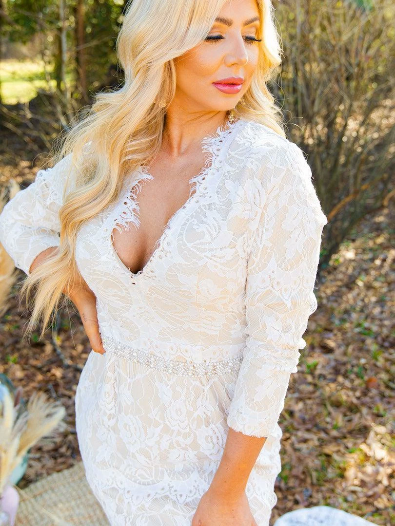 D & J Industries Tie The Knot Dress With Train 12 D & J Industries Tie The Knot Dress With Train