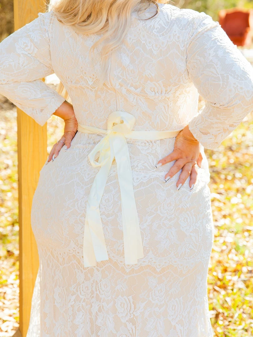 D & J Industries Tie The Knot Dress With Train 13 D & J Industries Tie The Knot Dress With Train