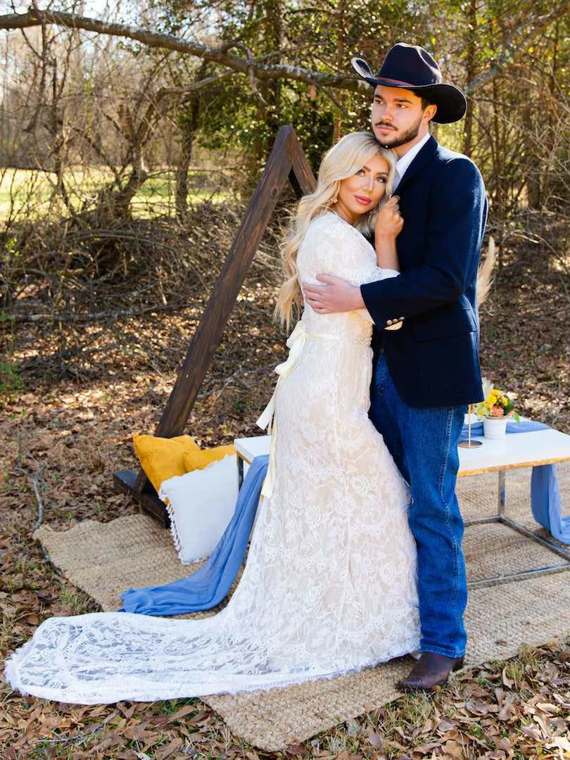 D & J Industries Tie The Knot Dress With Train 4 D & J Industries Tie The Knot Dress With Train