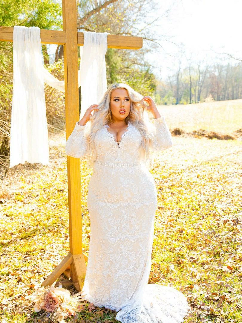 D & J Industries Tie The Knot Dress With Train 9 D & J Industries Tie The Knot Dress With Train