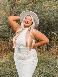 Southern Fried Chics Bridal To Have And To Hold Lace Dress - Ivory