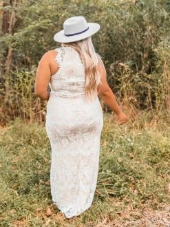 Southern Fried Chics Bridal To Have And To Hold Lace Dress - Ivory