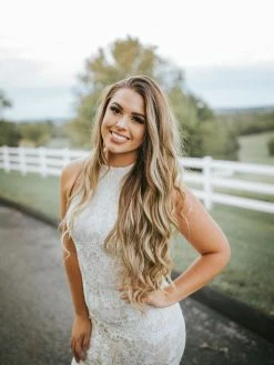 Southern Fried Chics Bridal To Have And To Hold Lace Dress - Ivory