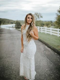 Southern Fried Chics Bridal To Have And To Hold Lace Dress - Ivory