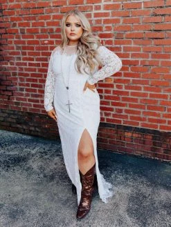 D & J Industries Bridal Tonight We Dance Dress - White