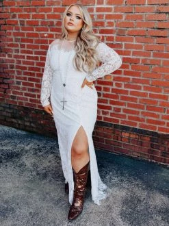 D & J Industries Bridal Tonight We Dance Dress - White