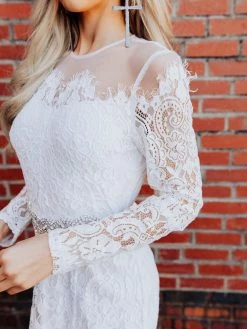 D & J Industries Bridal Tonight We Dance Dress - White