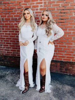 D & J Industries Bridal Tonight We Dance Dress - White