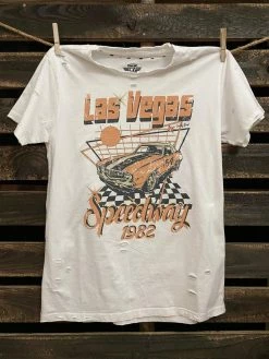Country Deep Clothing Vegas Speedway Distressed Tee