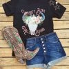 Miss Mud Pie Tees Whiskey Bent Hell Bound Tee 2 Miss Mud Pie Tees Whiskey Bent Hell Bound Tee