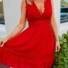 D & J Industries You Deserve It — Boho Mini Dress In Red Sale! 1 D & J Industries You Deserve It — Boho Mini Dress In Red Sale!