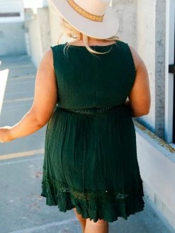 D & J Industries You Deserve It Dress - Evergreen Sale!
