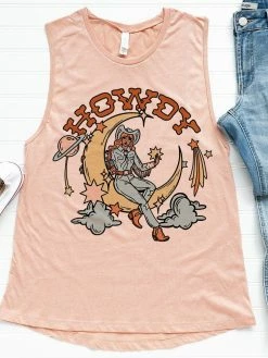 Miss Mud Pie New Arrivals Cosmic Howdy Cowgirl Tank