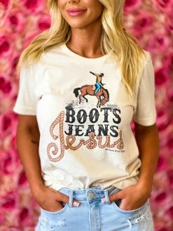GTN Boots Jeans Jesus T-shirt